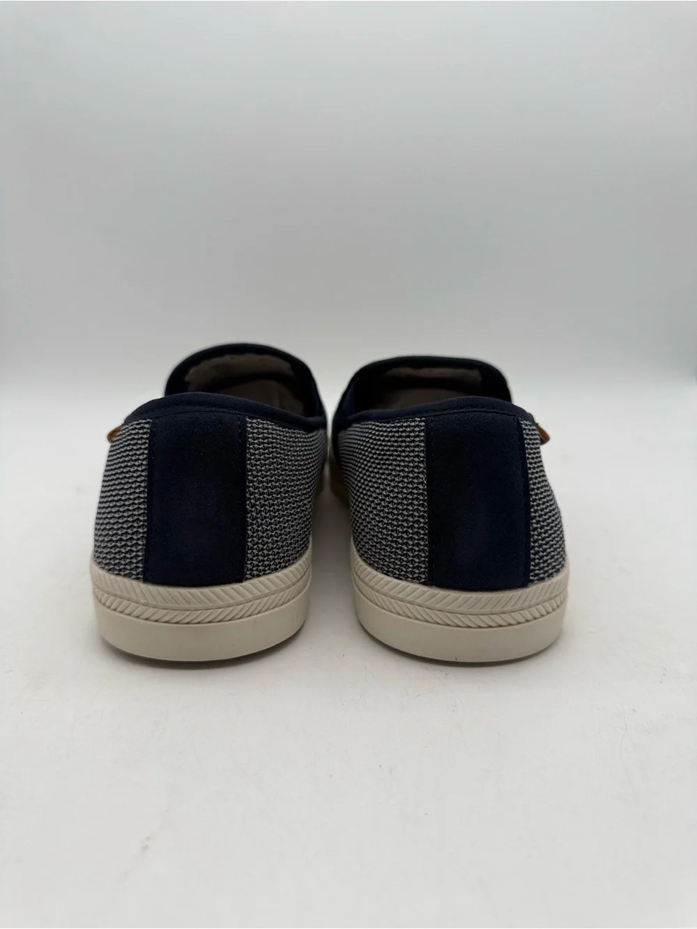 BRAND NEW Madden Castr Navy/Gray Textured Sneakers Slip-on Loafer Size 9.5
